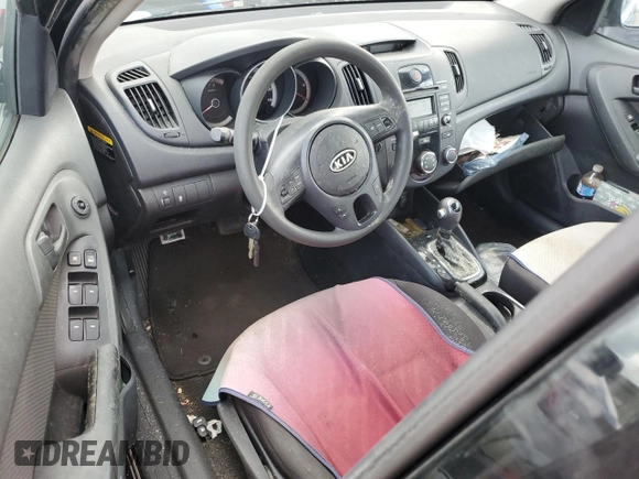 2012 Kia Forte EX with VIN KNAFU4A24C5623308, listed as a Copart auction lot 74760004 with Not Provided miles and Salvage Title. Bid and sale history available at carsss.com. Image 8.