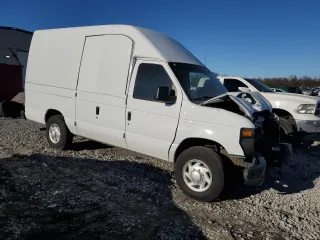 2008 Ford Econoline Cargo Commercial with VIN 1FTNS24L98DA34684, listed as a Copart auction lot 46922115 with 90,471 mi miles and Salvage Title. Bid and sale history available at DreamBid. Image 4.