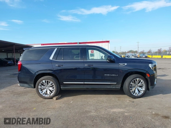 2021 GMC Yukon Denali with VIN 1GKS2DKL5MR144814, listed as a IAAI auction lot 40984358 with 1 mi miles. Bid and sale history available at carsss.com. Image 13.