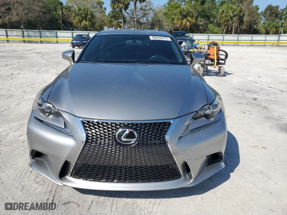 2015 Lexus IS 350 with VIN JTHBE1D25F5016443, listed as a Copart auction lot 46630475 with 125,256 mi miles and Salvage Title. Bid and sale history available at carsss.com. Image 5.