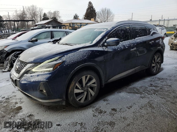 2020 Nissan Murano SL z VIN 5N1AZ2CS4LN171050, wystawiony jako Copart lot #45986625 z przebiegiem 73 975 mil mil oraz Szkoda całkowita • Salvage title. Historia ofert i sprzedaży dostępna na DreamBid. Obrazek 1.