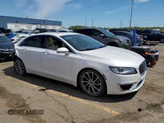 2019 Lincoln MKZ Reserve I with VIN 3LN6L5D97KR613965, listed as a Copart auction lot 55390835 with Not provided miles and Salvage title. Bid and sale history available at DreamBid. Image 4.
