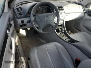 2001 Mercedes-Benz CLK 320/430 with VIN WDBLK70G41T057037, listed as a Copart auction lot 81661884 with 63,580 mi miles and Salvage Title. Bid and sale history available at DreamBid. Image 8.
