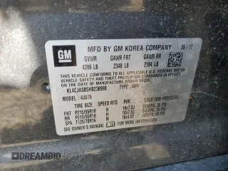 2017 Buick Encore Preferred z VIN KL4CJASB5HB238998, wystawiony jako Copart lot #65335895 z przebiegiem 120 573 mil mil oraz Szkoda całkowita • Salvage title. Historia ofert i sprzedaży dostępna na DreamBid. Obrazek 13.