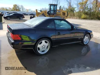 1998 Mercedes-Benz SL-Class with VIN WDBFA67FXWF169208, listed as a Copart auction lot 76115954 with 72,366 mi miles and Clean Title. Bid and sale history available at carsss.com. Image 3.