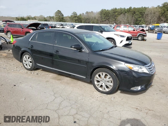 2012 Toyota Avalon with VIN 4T1BK3DB4CU456916, listed as a Copart auction lot 49634465 with 101,644 mi miles and Salvage Title. Bid and sale history available at carsss.com. Image 4.