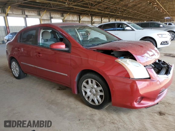 2012 Nissan Sentra S with VIN 3N1AB6AP2CL678871, listed as a Copart auction lot 53320255 with 132,698 mi miles and Salvage Title. Bid and sale history available at DreamBid. Image 4.