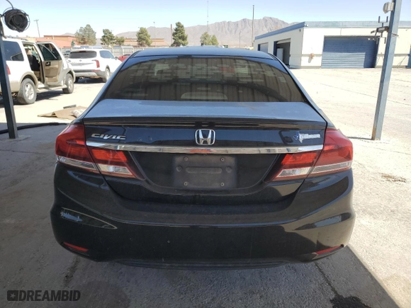2015 Honda Civic Sedan LX with VIN 2HGFB2F58FH564634, listed as a Copart auction lot 50251455 with 116,901 mi miles and Salvage Title. Bid and sale history available at carsss.com. Image 6.