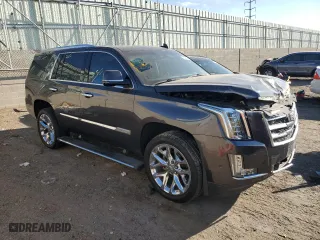 2017 Cadillac Escalade Premium Luxury with VIN 1GYS4CKJ0HR294537, listed as a Copart auction lot 83412724 with 80,424 mi miles and Salvage Title. Bid and sale history available at carsss.com. Image 4.