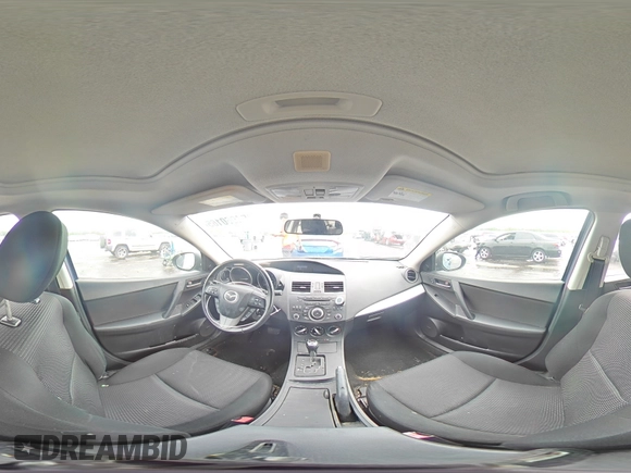 2012 Mazda 3 i Touring with VIN JM1BL1V80C1639773, listed as a Copart auction lot 54960165 with 99,366 mi miles and Salvage Title. Bid and sale history available at DreamBid. Image 14.