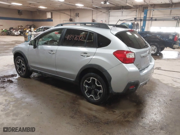 2015 Subaru XV Crosstrek Premium with VIN JF2GPACC0F8314877, listed as a IAAI auction lot 41897692 with 123,197 mi miles. Bid and sale history available at carsss.com. Image 3.