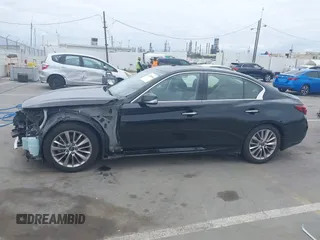 2020 Infiniti Q50 3.0t LUXE with VIN JN1EV7AP6LM206614, listed as a IAAI auction lot 41868604 with 54,247 mi miles. Bid and sale history available at carsss.com. Image 14.