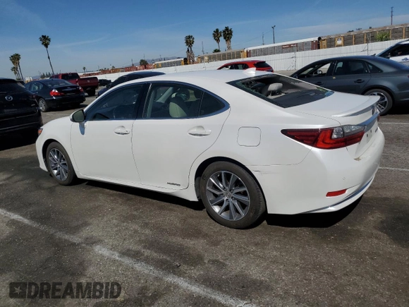 2018 Lexus ES 300h with VIN JTHBW1GG2J2185866, listed as a Copart auction lot 48435185 with 87,713 mi miles and Salvage title. Bid and sale history available at DreamBid. Image 2.