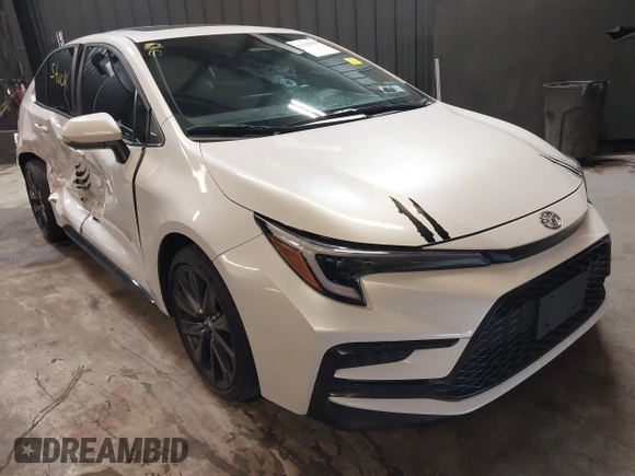 2023 Toyota Corolla SE with VIN 5YFP4MCE0PP151910, listed as a IAAI auction lot 41732551 with 27,525 mi miles and . Bid and sale history available at DreamBid. Image 1.