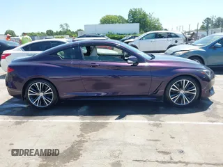 2018 Infiniti Q60 Luxe with VIN JN1EV7EK7JM340821, listed as a IAAI auction lot 42139185 with 59,407 mi miles and . Bid and sale history available at DreamBid. Image 13.