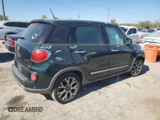 2014 FIAT 500L Trekking with VIN ZFBCFADH8EZ008838, listed as a Copart auction lot 76446664 with 92,949 mi miles and Salvage Title. Bid and sale history available at carsss.com. Image 3.