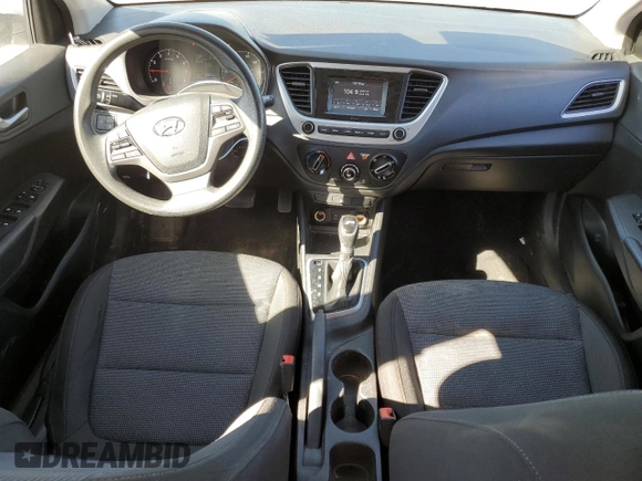 2021 Hyundai Accent SE with VIN 3KPC24A61ME128598, listed as a Copart auction lot 46658765 with 117,032 mi miles and Salvage Title. Bid and sale history available at carsss.com. Image 8.