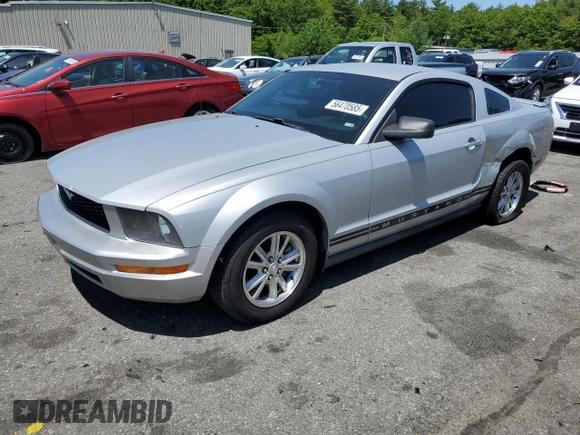 2007 Ford Mustang Deluxe with VIN 1ZVFT80N075279410, listed as a Copart auction lot 56470585 with 171,150 mi miles and Salvage title. Bid and sale history available at DreamBid. Image 1.