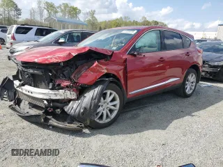 2020 Acura RDX with VIN 5J8TC2H36LL025049, listed as a Copart auction lot 51838975 with 0 mi miles and Salvage Title. Bid and sale history available at carsss.com. Image 1.