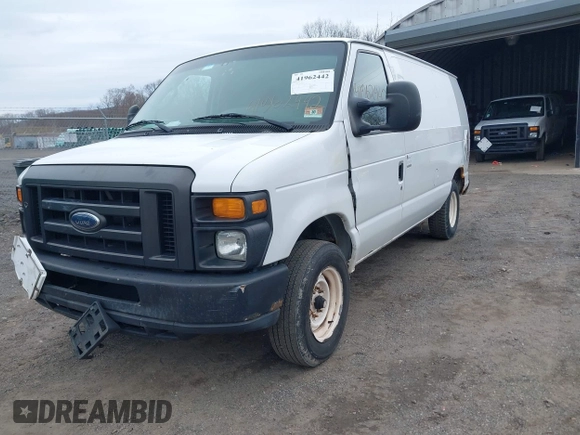 2010 Ford Econoline Cargo Commercial with VIN 1FTNE1EW3ADA90748, listed as a IAAI auction lot 41962442 with 225,894 mi miles and . Bid and sale history available at carsss.com. Image 6.