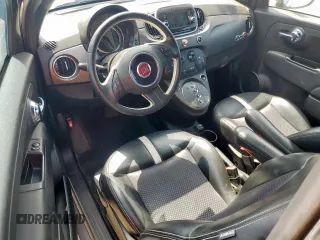2017 FIAT 500e with VIN 3C3CFFGE2HT575834, listed as a Copart auction lot 59635625 with 41,405 mi miles and Clean title. Bid and sale history available at DreamBid. Image 8.