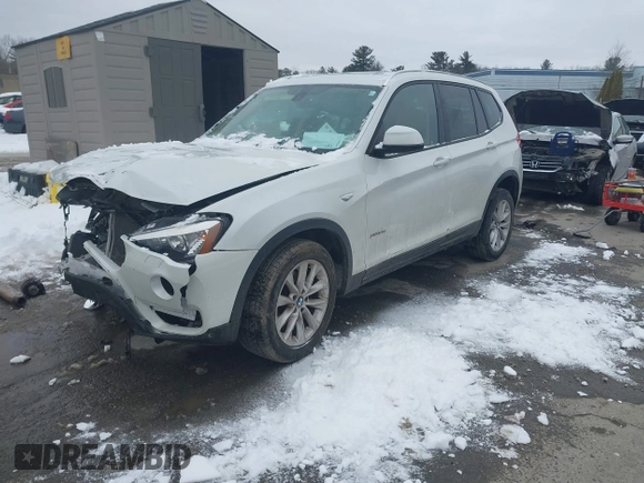 2017 BMW X3 xDrive28i z VIN 5UXWX9C38H0W76528, wystawiony jako IAAI lot #41543645 z przebiegiem 76 108 mil mil oraz . Historia ofert i sprzedaży dostępna na DreamBid. Obrazek 2.