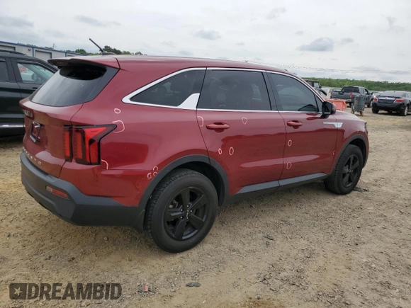 2022 Kia Sorento LX with VIN 5XYRGDLC0NG098996, listed as a Copart auction lot 53841315 with 51,379 mi miles and Salvage title. Bid and sale history available at DreamBid. Image 3.