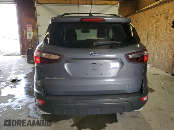 2018 Ford EcoSport SES with VIN MAJ6P1CL7JC182660, listed as a Copart auction lot 49881705 with 83,176 mi miles and Salvage Title. Bid and sale history available at DreamBid. Image 6.