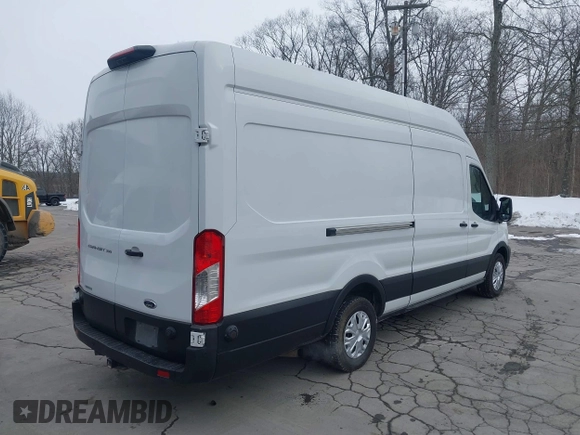 2020 Ford Transit Cargo with VIN 1FTBW3XG0LKB42773, listed as a IAAI auction lot 41564980 with 57,124 mi miles and . Bid and sale history available at carsss.com. Image 4.