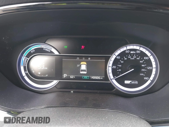 2020 Kia Niro LXS with VIN KNDCB3LC6L5369757, listed as a IAAI auction lot 41461384 with 143,926 mi miles. Bid and sale history available at carsss.com. Image 7.