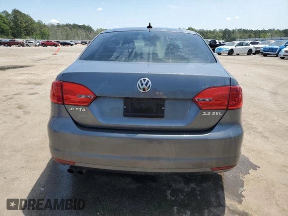 2012 Volkswagen Jetta SEL with VIN 3VWLX7AJ8CM469540, listed as a Copart auction lot 54594645 with 88,272 mi miles and Salvage title. Bid and sale history available at DreamBid. Image 6.