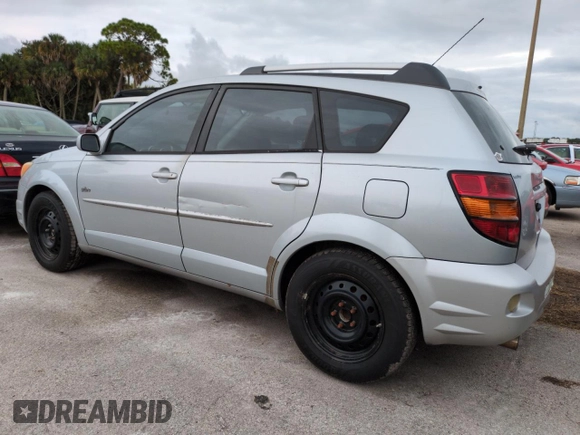 2005 Pontiac Vibe with VIN 5Y2SL63845Z409089, listed as a Copart auction lot 74510284 with 0 mi miles and Salvage Title. Bid and sale history available at carsss.com. Image 2.