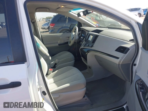 2013 Toyota Sienna L with VIN 5TDZK3DC2DS399410, listed as a IAAI auction lot 41741232 with 158,280 mi miles. Bid and sale history available at carsss.com. Image 5.