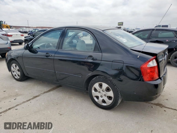 2006 Kia Spectra EX z VIN KNAFE121665281639, wystawiony jako Copart lot #54583825 z przebiegiem 121 167 mil mil oraz Szkoda całkowita • Salvage title. Historia ofert i sprzedaży dostępna na DreamBid. Obrazek 2.