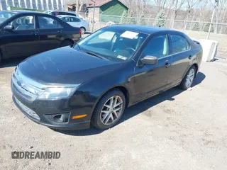2012 Ford Fusion SEL with VIN 3FAHP0JAXCR387351, listed as a IAAI auction lot 41865873 with 158,521 mi miles. Bid and sale history available at carsss.com. Image 2.