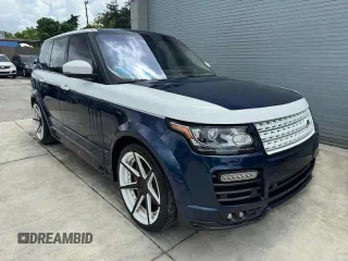 2017 Land Rover Range Rover z VIN SALGS2FE1HA356141, wystawiony jako Copart lot #60175845 z przebiegiem 57 214 mil mil oraz Nie do naprawy • Non repairable. Historia ofert i sprzedaży dostępna na DreamBid. Obrazek 4.