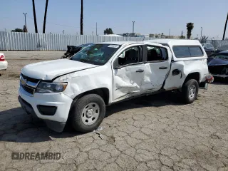 2019 Chevrolet Colorado 4WD Work Truck z VIN 1GCGTBEN7K1173971, wystawiony jako Copart lot #53925015 z przebiegiem 51 554 mil mil oraz Szkoda całkowita • Salvage title. Historia ofert i sprzedaży dostępna na DreamBid. Obrazek 1.