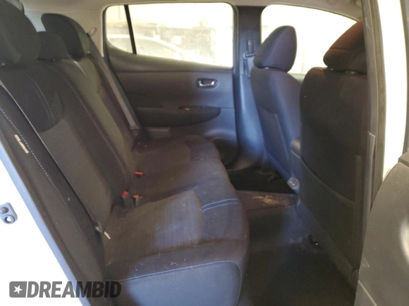 2022 Nissan LEAF S with VIN 1N4AZ1BV8NC563785, listed as a Copart auction lot 45876735 with 35,284 mi miles and Salvage Title. Bid and sale history available at DreamBid. Image 10.