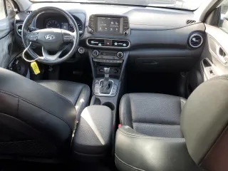 2018 Hyundai Kona Limited with VIN KM8K33A50JU082748, listed as a Copart auction lot 46531105 with 75,562 mi miles and Salvage Title. Bid and sale history available at carsss.com. Image 8.