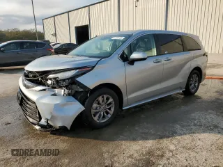 2023 Toyota Sienna LE with VIN 5TDKRKEC8PS152287, listed as a Copart auction lot 44791465 with 99,766 mi miles and Salvage Title. Bid and sale history available at carsss.com. Image 1.