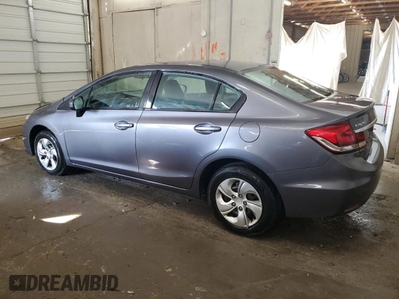 2015 Honda Civic LX with VIN 19XFB2F57FE018983, listed as a Copart auction lot 54947805 with 312,148 mi miles and Salvage Title. Bid and sale history available at DreamBid. Image 2.