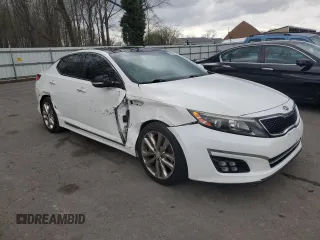 2014 Kia Optima SXL Turbo with VIN 5XXGR4A64EG348677, listed as a Copart auction lot 50593735 with 111,329 mi miles and Salvage Title. Bid and sale history available at DreamBid. Image 4.