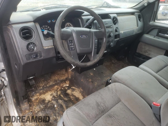 2013 Ford F-150 XL with VIN 1FTMF1EM2DFA08265, listed as a Copart auction lot 80313044 with 275,609 mi miles and Salvage Title. Bid and sale history available at carsss.com. Image 8.