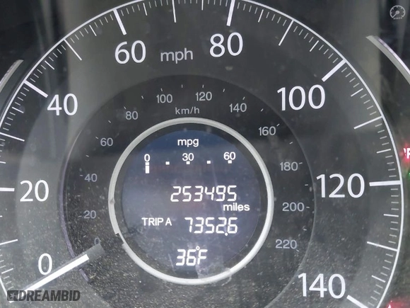 2016 Honda CR-V LX with VIN 2HKRM4H30GH644273, listed as a IAAI auction lot 41974880 with 253,495 mi miles. Bid and sale history available at carsss.com. Image 15.