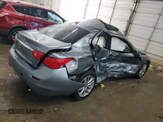 2017 Infiniti Q50 Premium with VIN JN1EV7AR3HM832971, listed as a Copart auction lot 52859155 with 160,070 mi miles and Salvage Title. Bid and sale history available at DreamBid. Image 3.