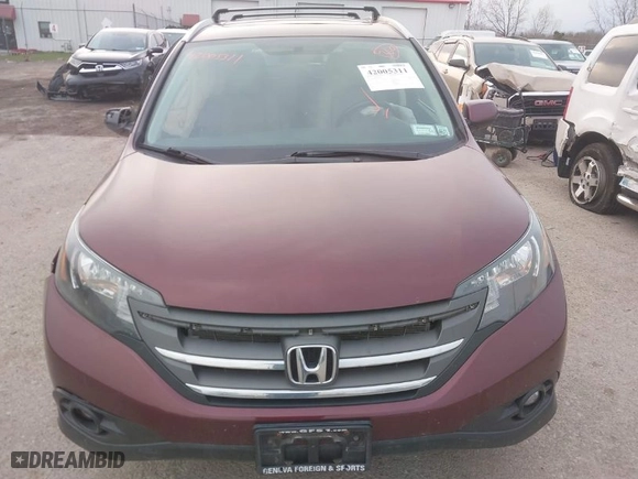 2012 Honda CR-V EX-L with VIN 5J6RM4H76CL004832, listed as a IAAI auction lot 42005311 with 198,409 mi miles. Bid and sale history available at carsss.com. Image 12.