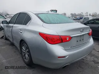 2017 Infiniti Q50 2.0t with VIN JN1CV7AP7HM642242, listed as a IAAI auction lot 41622492 with 97,102 mi miles. Bid and sale history available at carsss.com. Image 3.