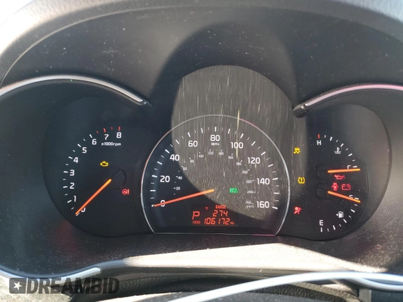 2015 Kia Sorento LX with VIN 5XYKTDA70FG646676, listed as a Copart auction lot 46360375 with 106,172 mi miles and Salvage Title. Bid and sale history available at carsss.com. Image 9.