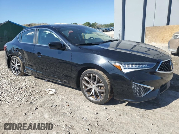 2020 Acura ILX w/Premium Pkg with VIN 19UDE2F78LA000802, listed as a Copart auction lot 49647055 with 22,560 mi miles and Salvage Title. Bid and sale history available at carsss.com. Image 4.