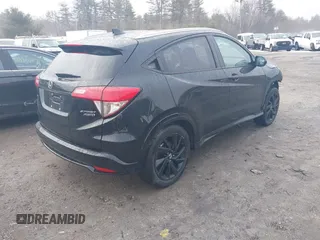 2022 Honda HR-V Sport with VIN 3CZRU6H19NM756131, listed as a IAAI auction lot 41620820 with 26,227 mi miles. Bid and sale history available at carsss.com. Image 4.